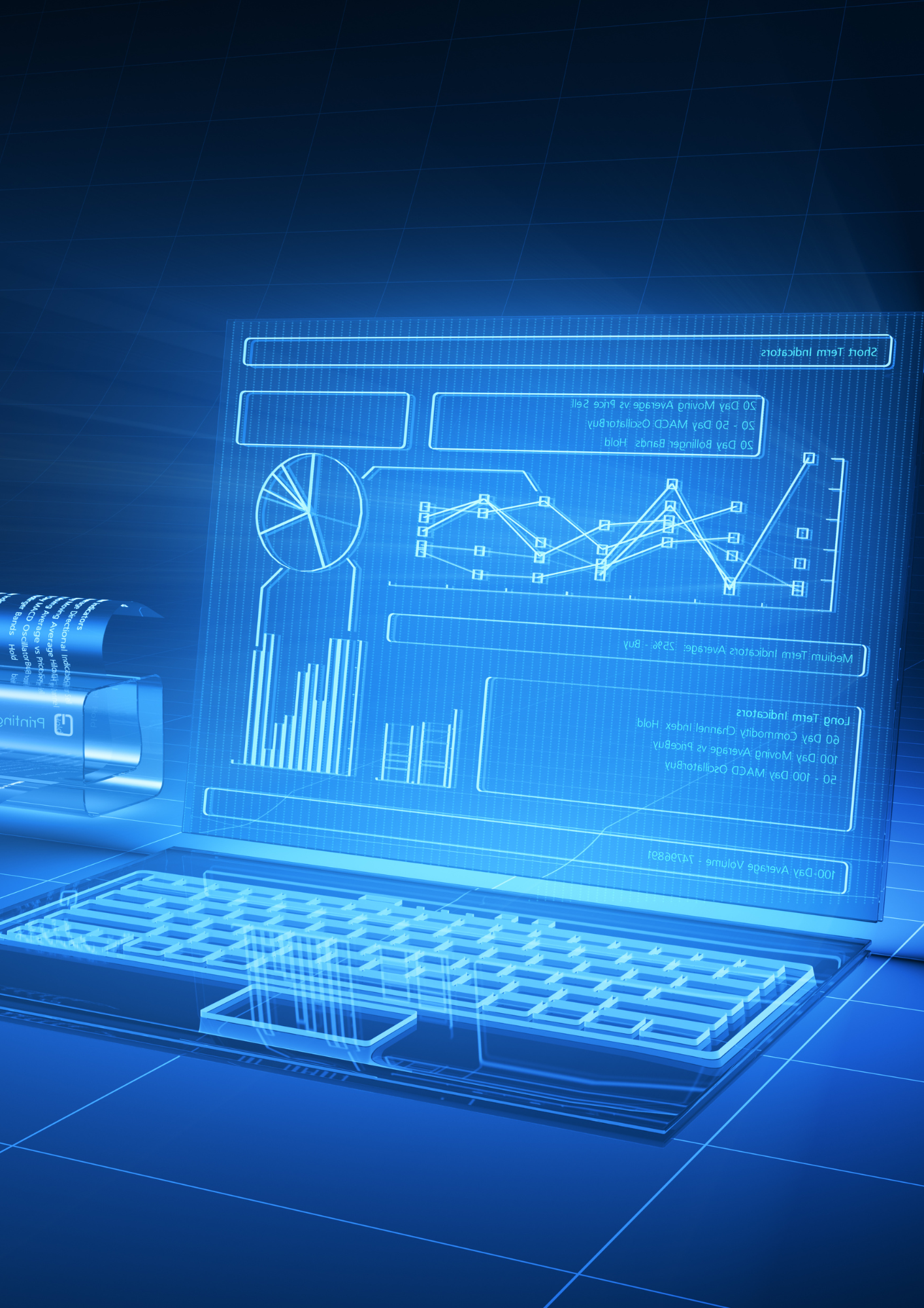 charts on a digital computer